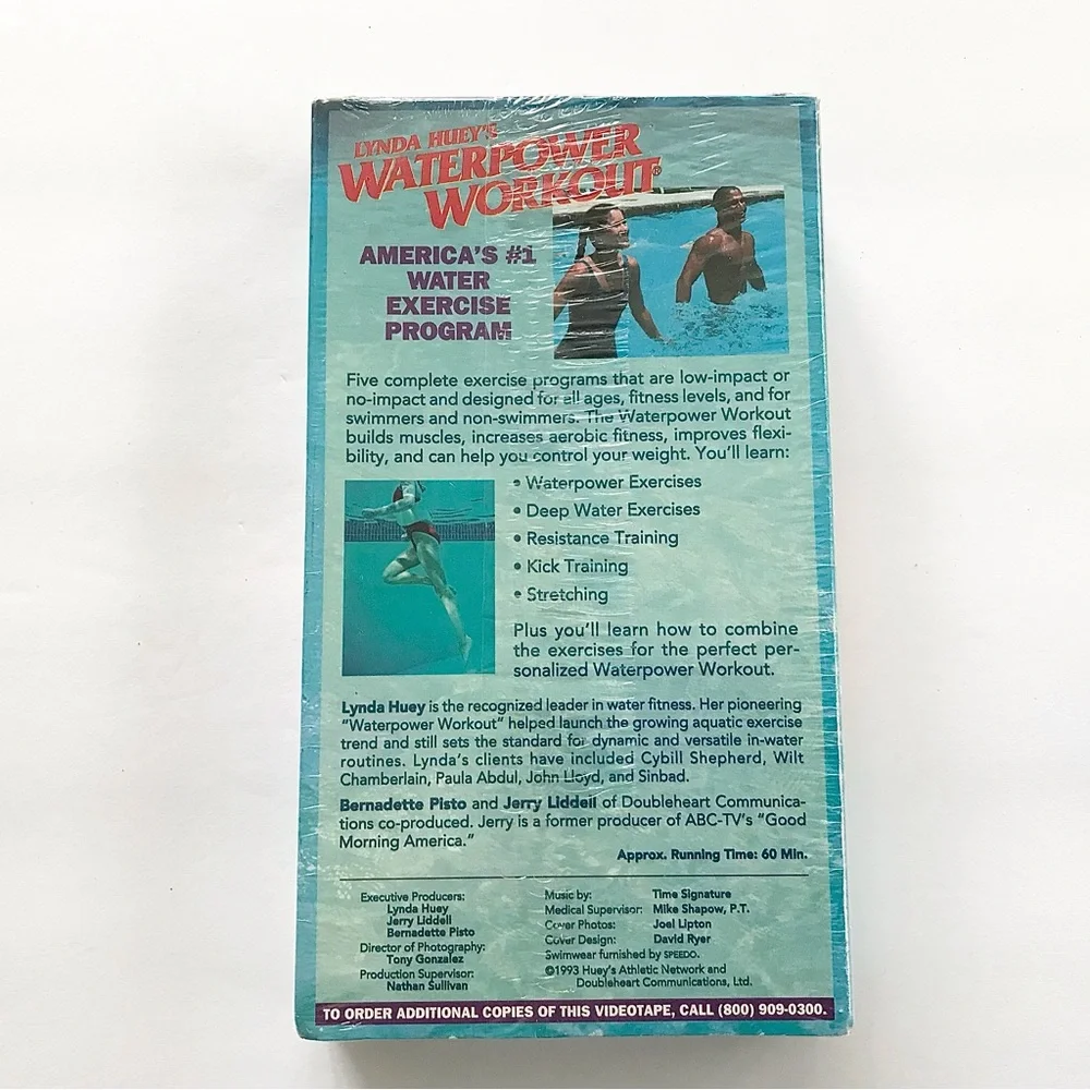 ✴️Water power Workout VHS Videotape, NEW